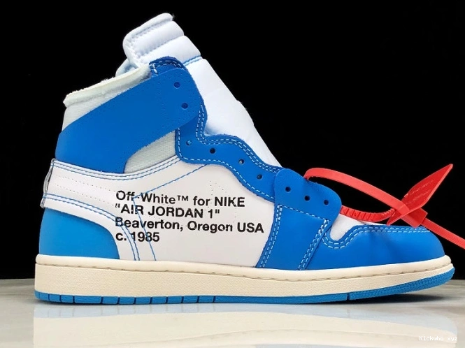 Jordan UNC Air Off-White Blue 1 AQ0818-148 Powder 0520
